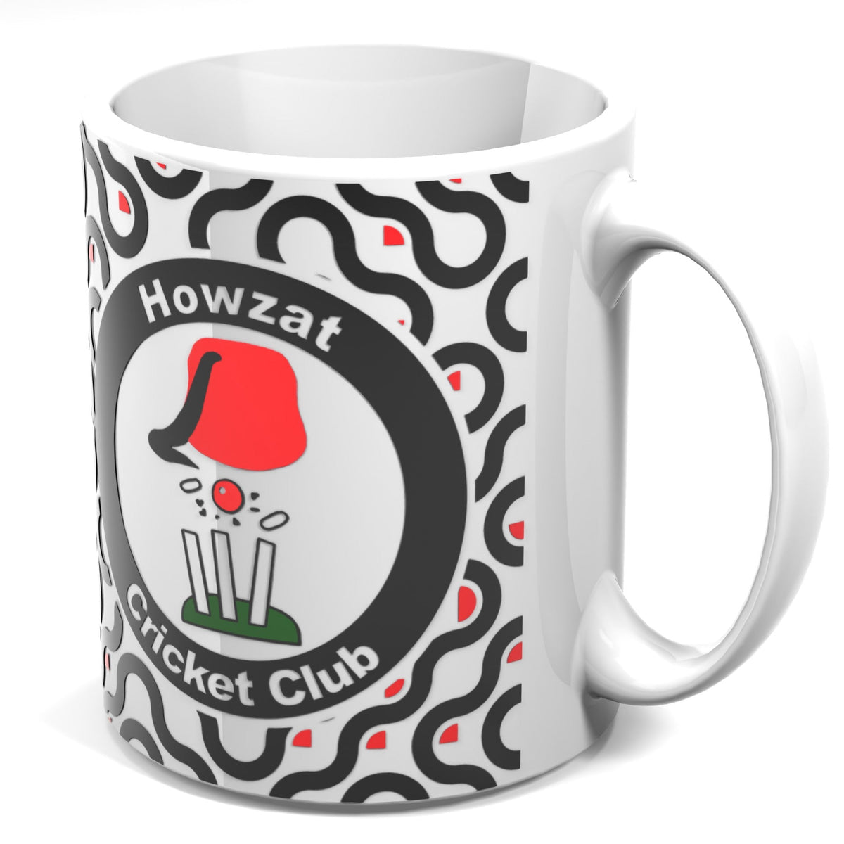 Howzat CC Mug - Pattern design