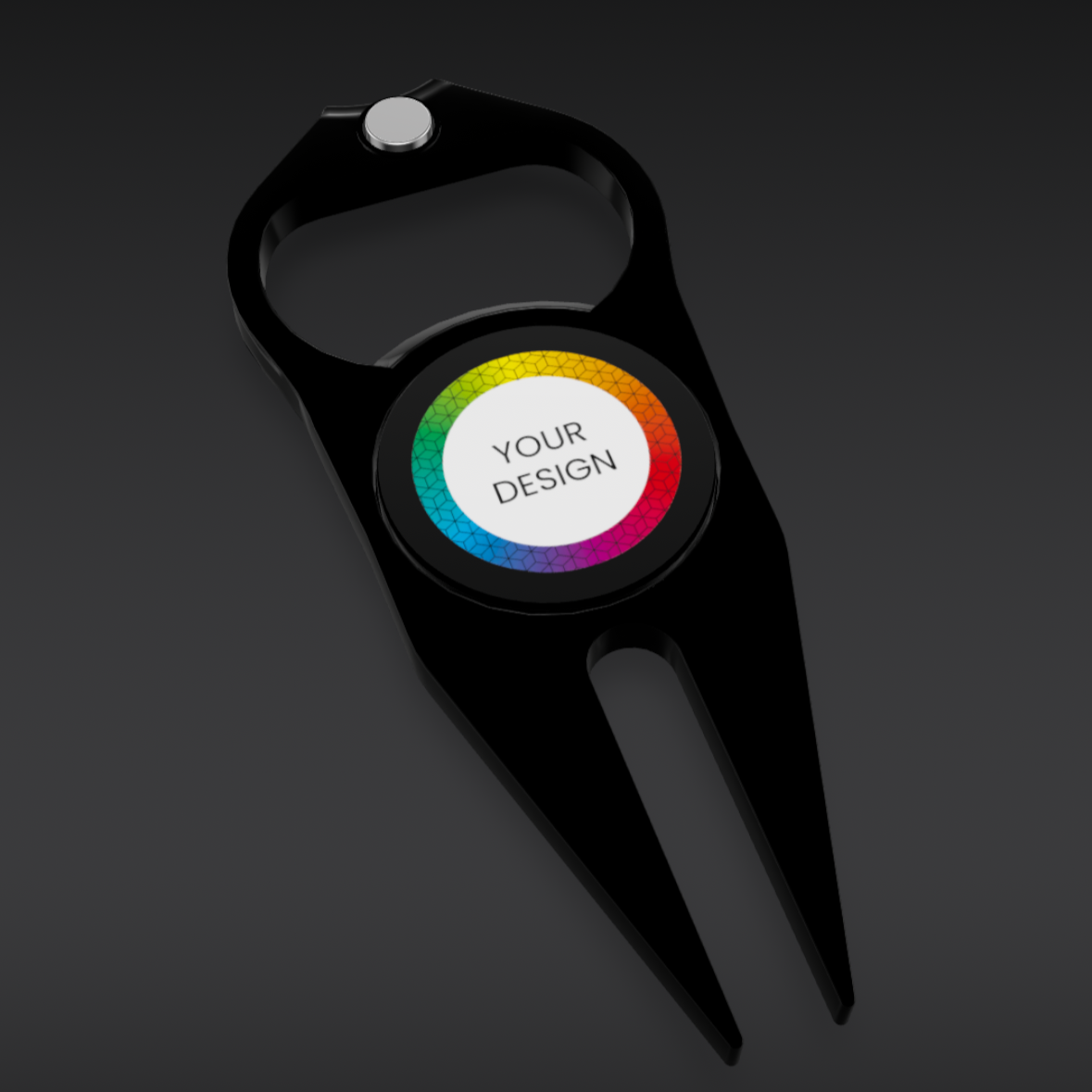 Custom Golf Pitch Repairer – 3-in-1 Branded Tool