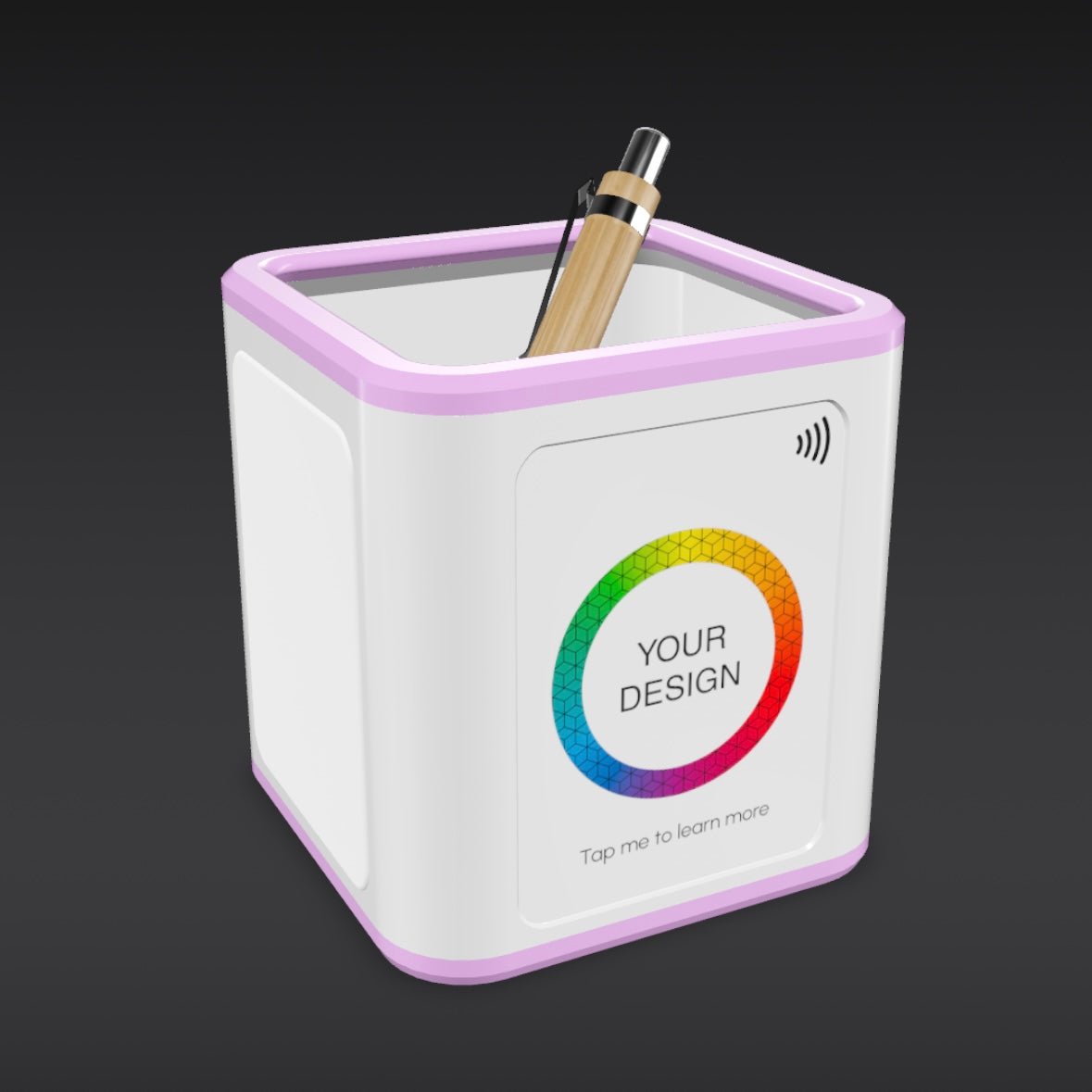 Custom NFC Pen Pot – Smart Branded Desk Organizer