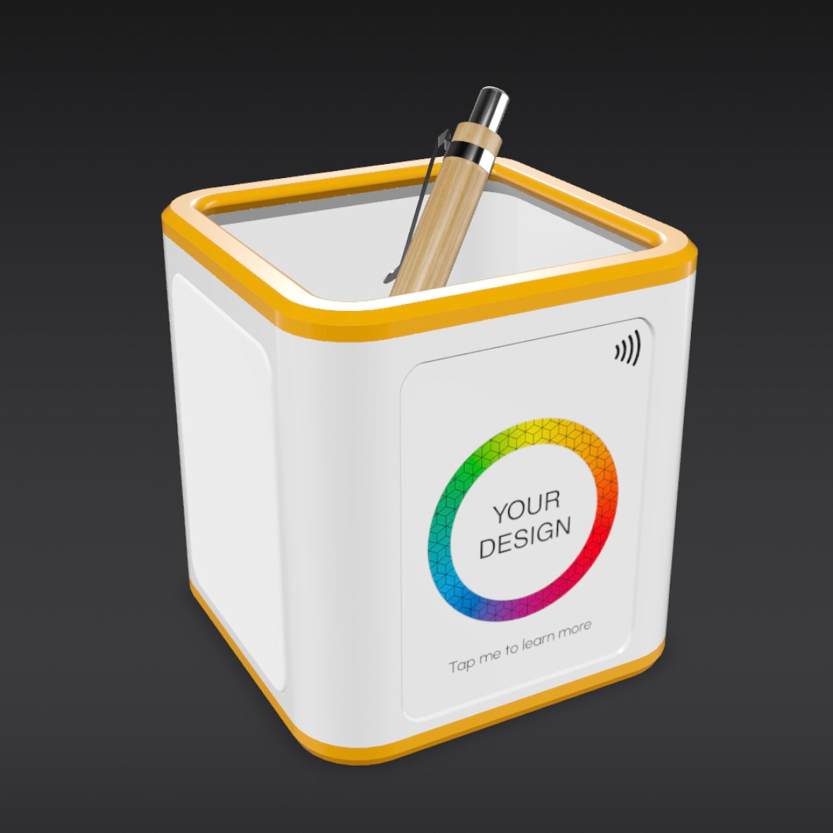 Custom NFC Pen Pot – Smart Branded Desk Organizer