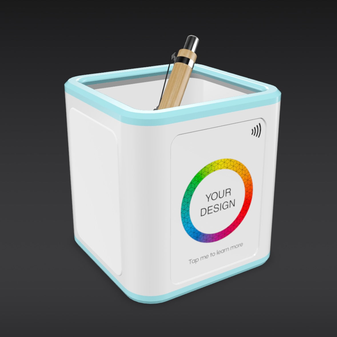 Custom NFC Pen Pot – Smart Branded Desk Organizer