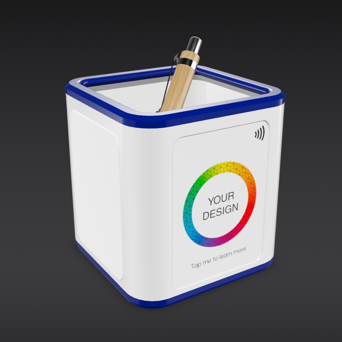Custom NFC Pen Pot – Smart Branded Desk Organizer