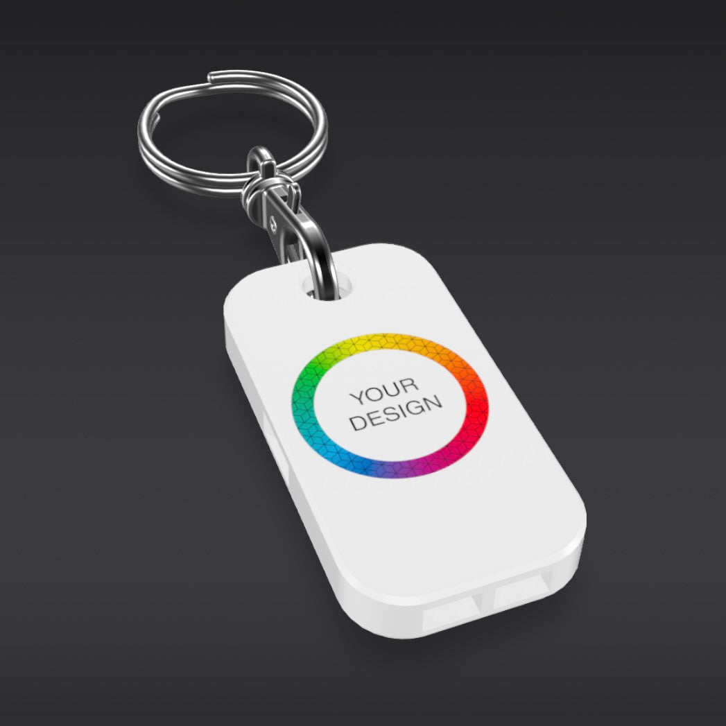 Custom Whistle Keyring – Branded Sports & Safety Gift