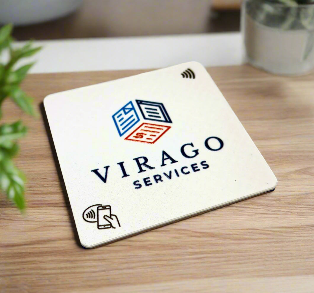 Custom NFC Smart Coaster – Interactive Branded Marketing