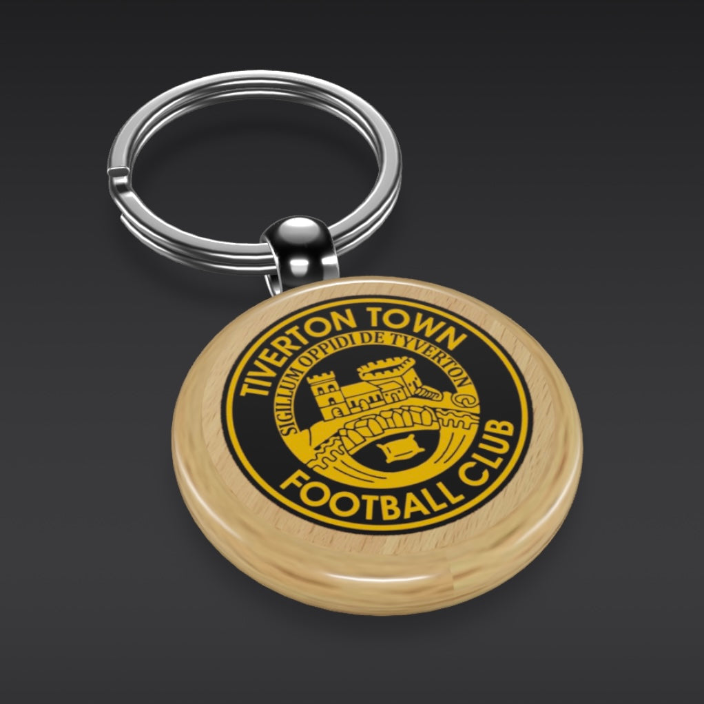 Custom Wooden Keyring – Eco-Friendly Branded Merchandise