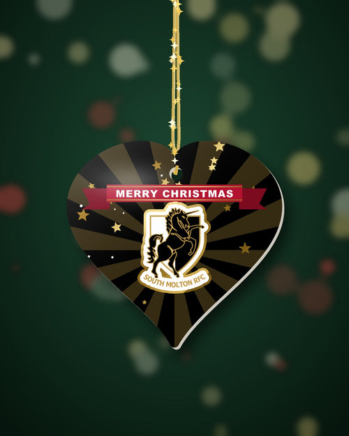 South Molton RFC Christmas Heart Starburst