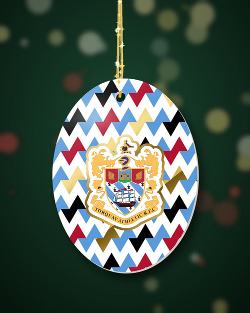 Torquay Athletic RFC Christmas Oval Harlequin