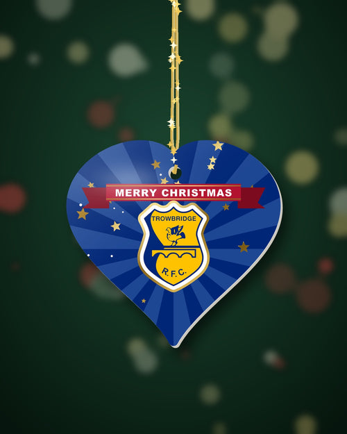 Trowbridge RFC Christmas Heart Starburst