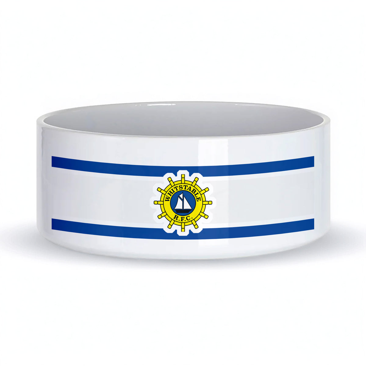 Whitstable RFC Ceramic Dog Bowl