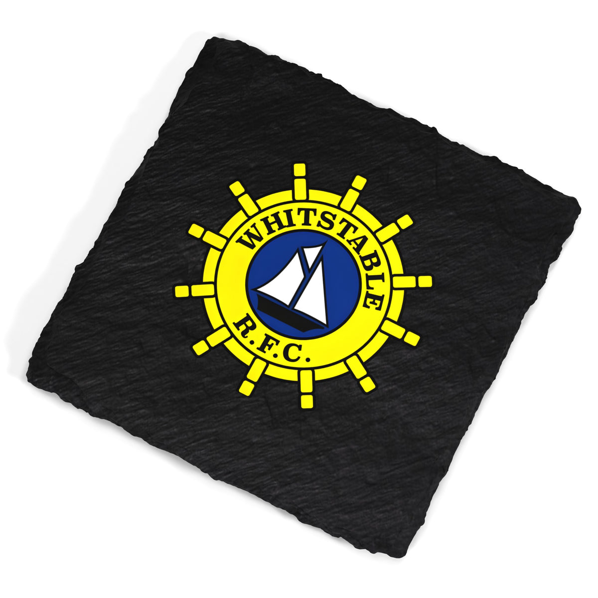 Whitstable RFC Slate Coaster