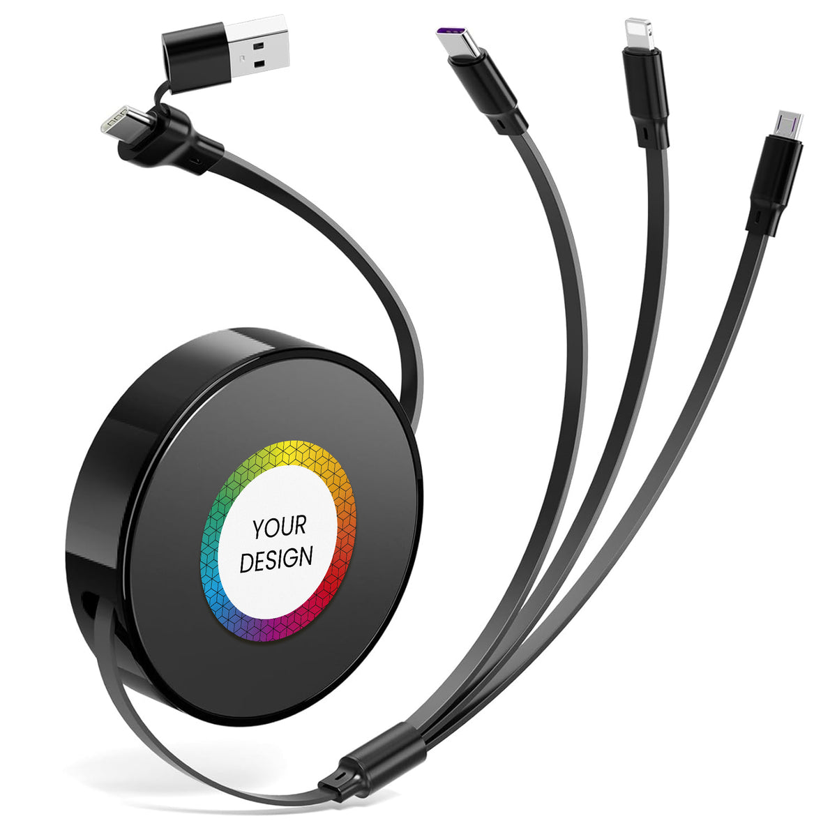 Custom 66W 6 in 1 Fast Charging Cable