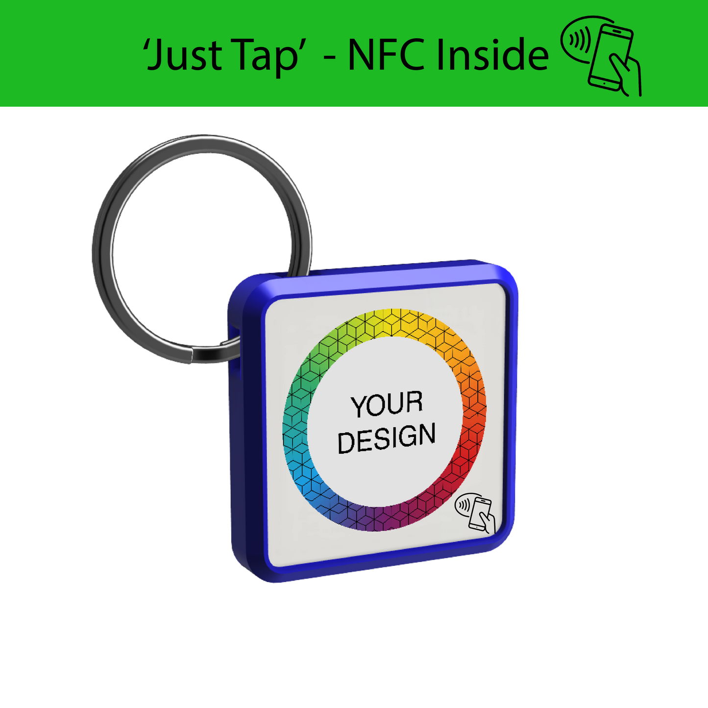 Smart NFC Square Keyring