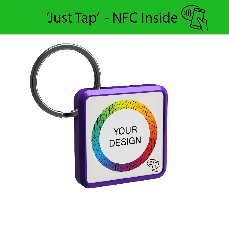 Smart NFC Square Keyring