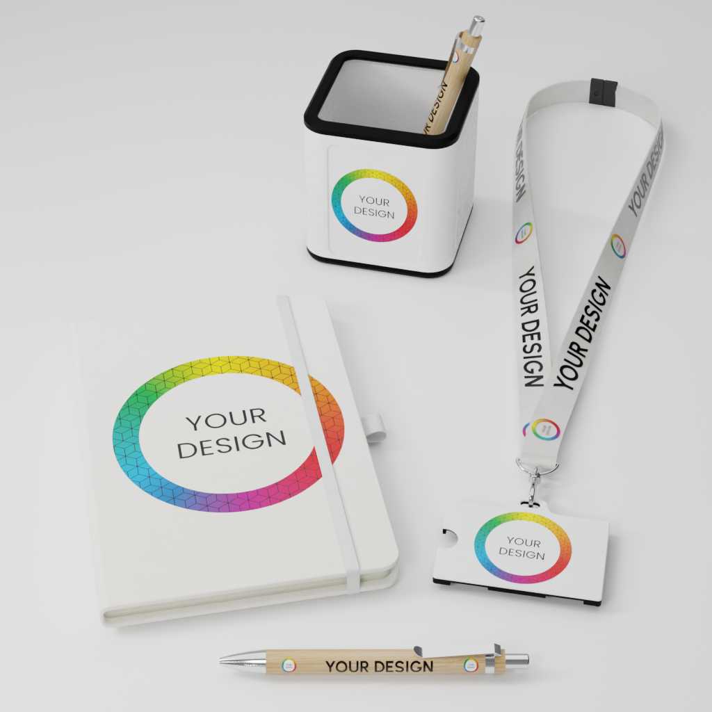 Personalised Office Merchandise – UK Made, No Minimum Order