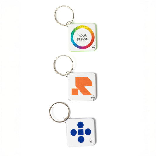 Custom Smart NFC Square Keyring