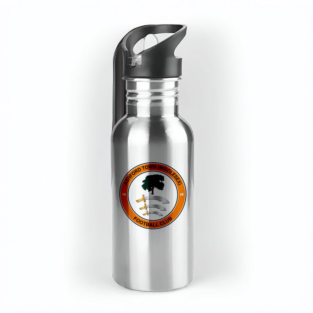 Ashford Town FC 500ml Metal Straw Bottle