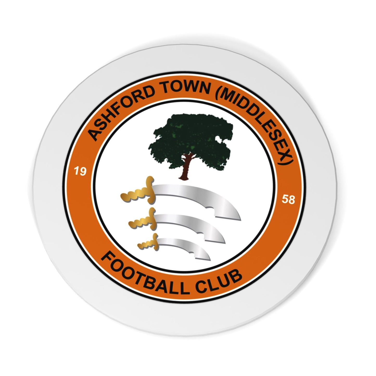 Ashford Town FC Ceramic Coaster