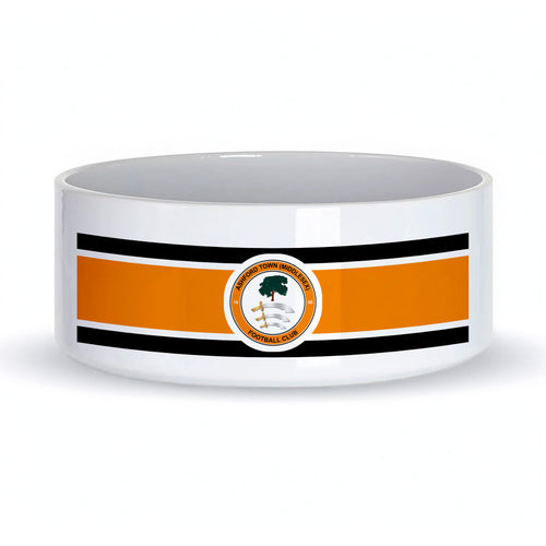 Ashford Town FC Ceramic Dog Bowl