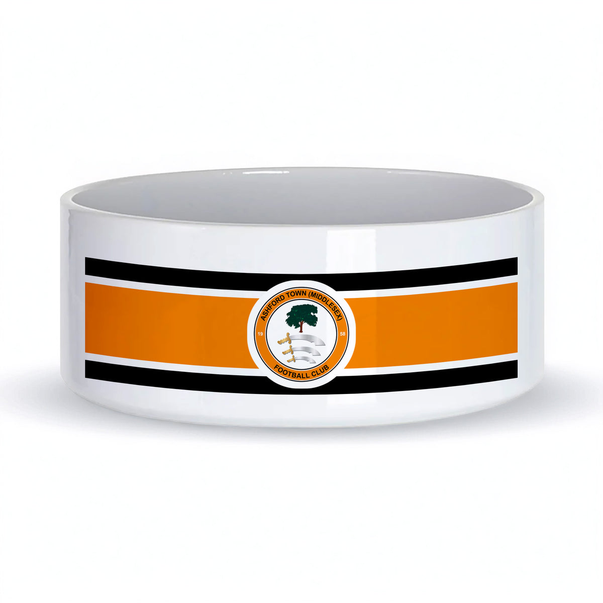 Ashford Town FC Ceramic Dog Bowl