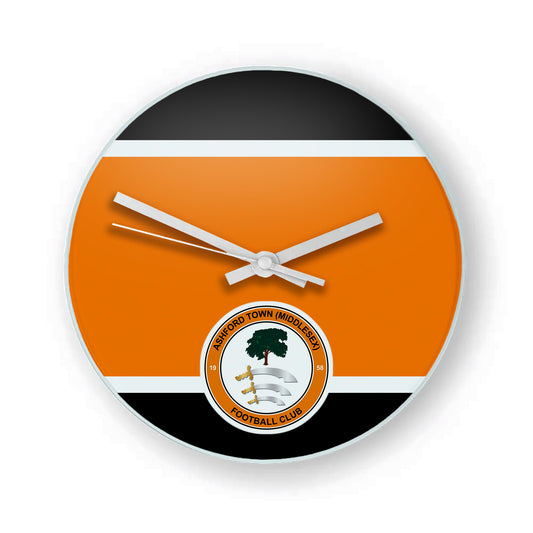 Ashford Town FC Glass Clock