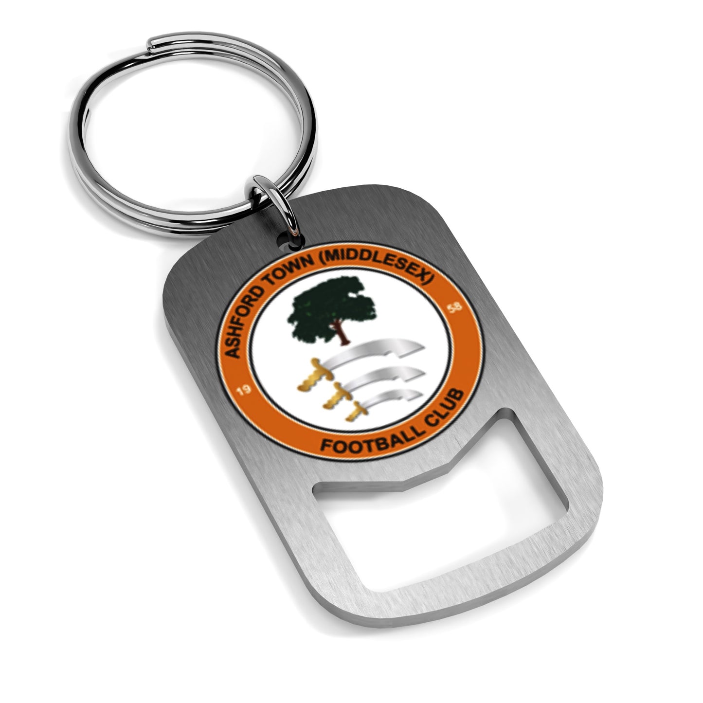 Ashford Town FC Metal Beer Opener Keyring