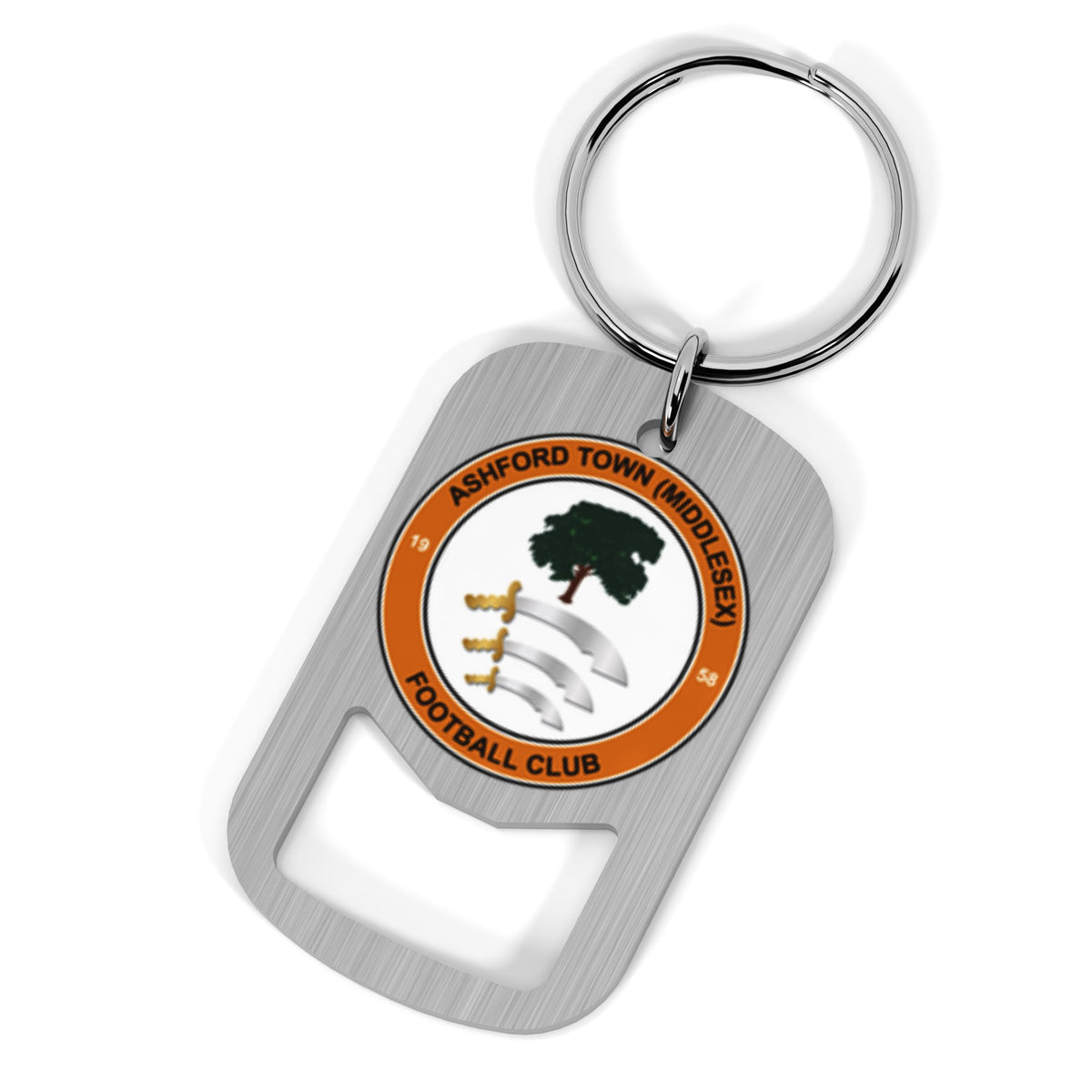 Ashford Town FC Metal Beer Opener Keyring