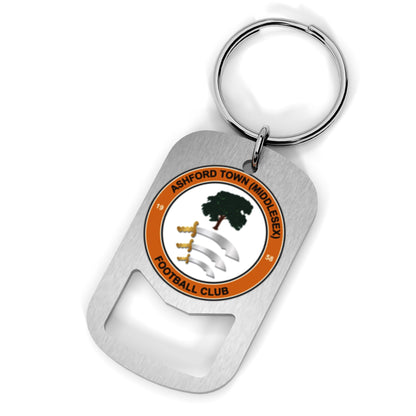 Ashford Town FC Metal Beer Opener Keyring