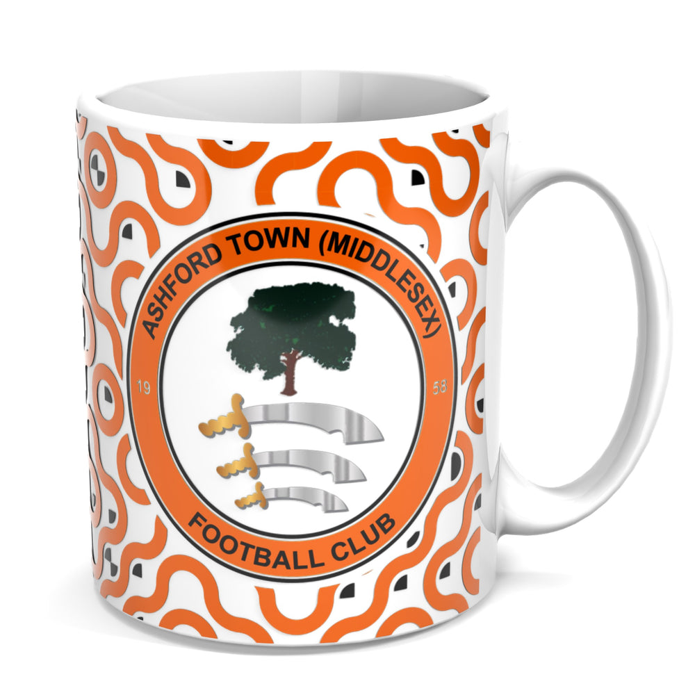 Ashford Town FC Pattern Mug