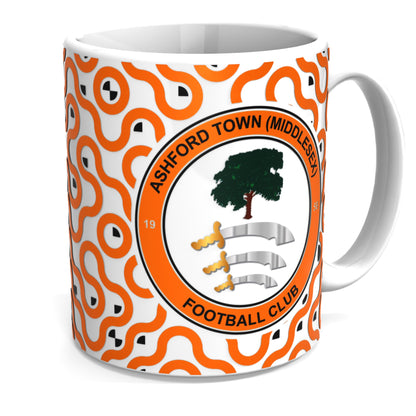 Ashford Town FC Pattern Mug