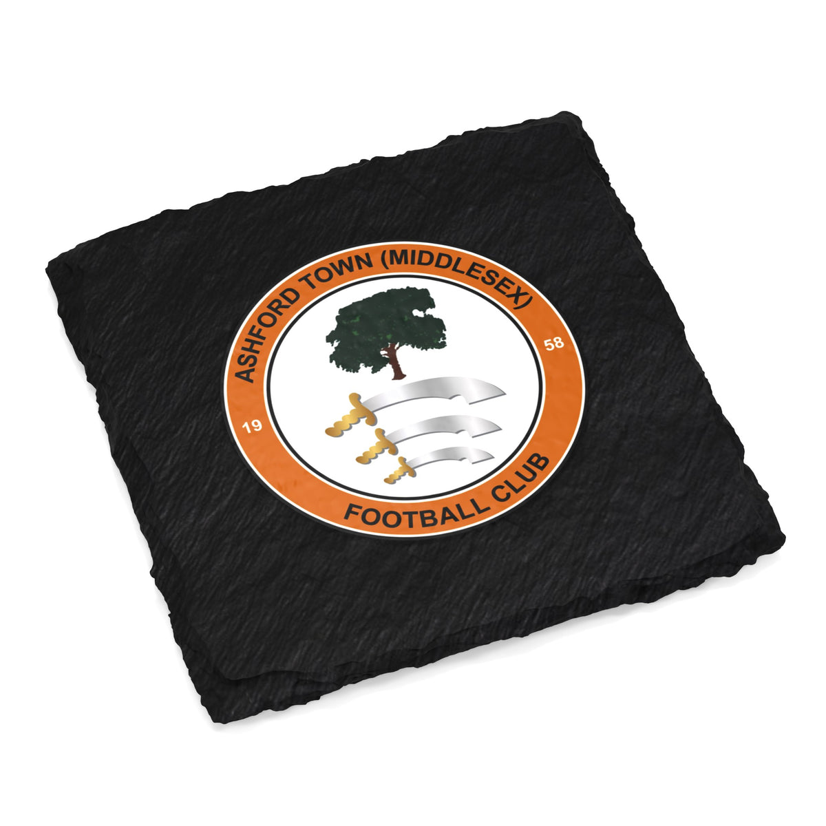 Ashford Town FC Slate Coaster