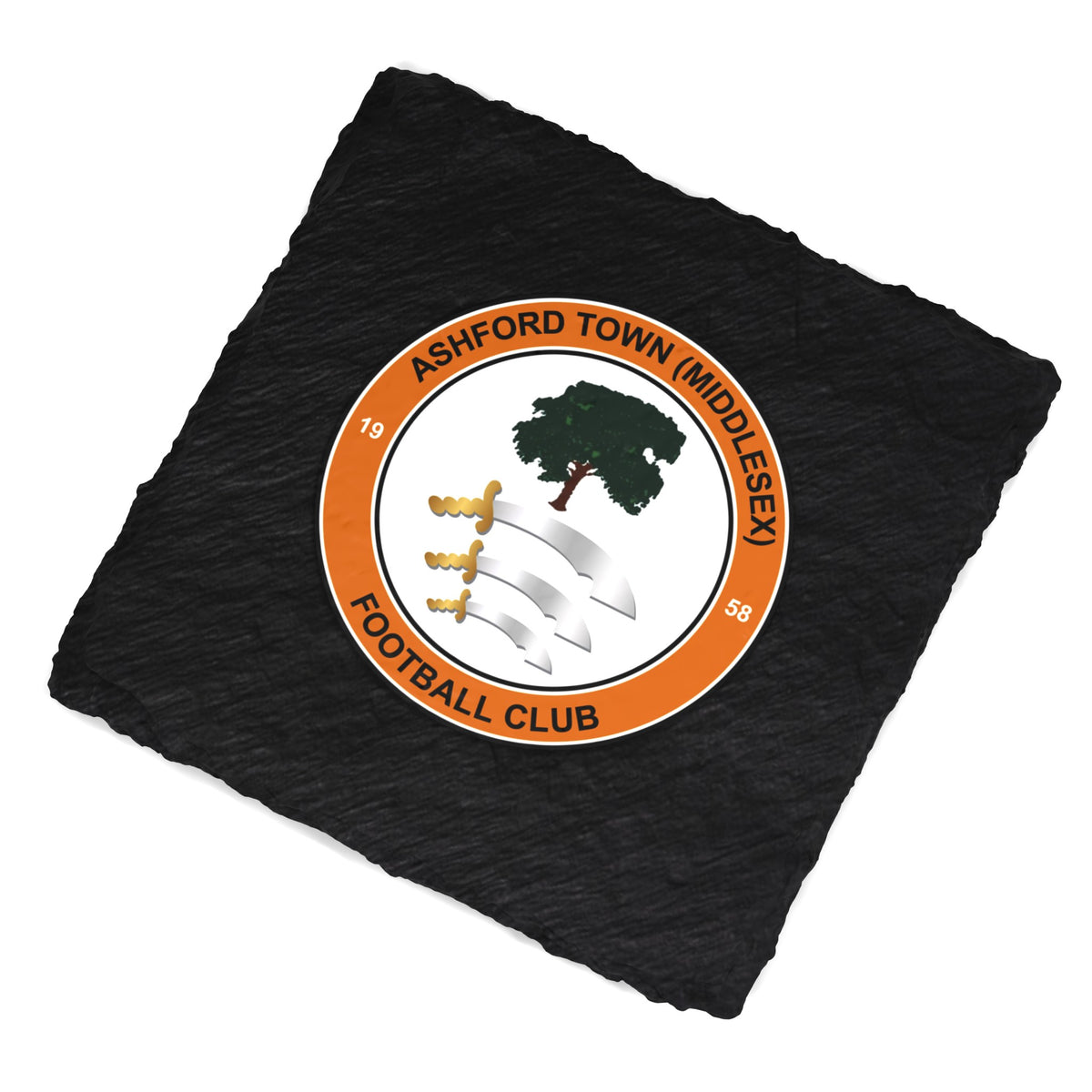 Ashford Town FC Slate Coaster