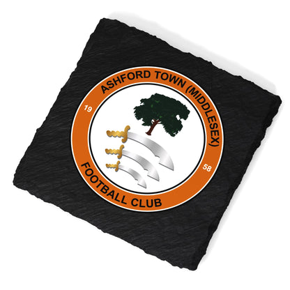 Ashford Town FC Slate Coaster