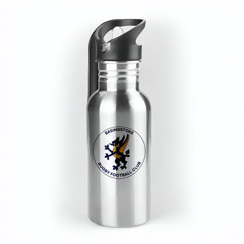 Basingstoke RFC 500ml Metal Straw Bottle