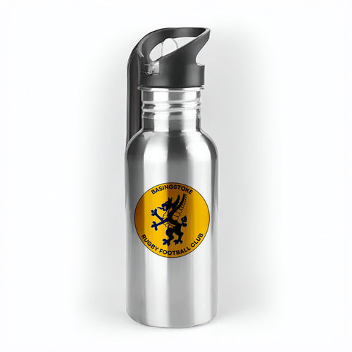 Basingstoke RFC 500ml Metal Straw Bottle