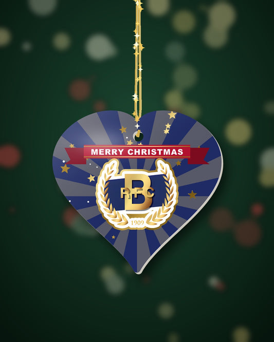 Bournville RFC Christmas Heart Starburst