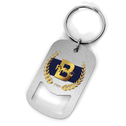 Bournville RFC Metal Beer Opener Keyring