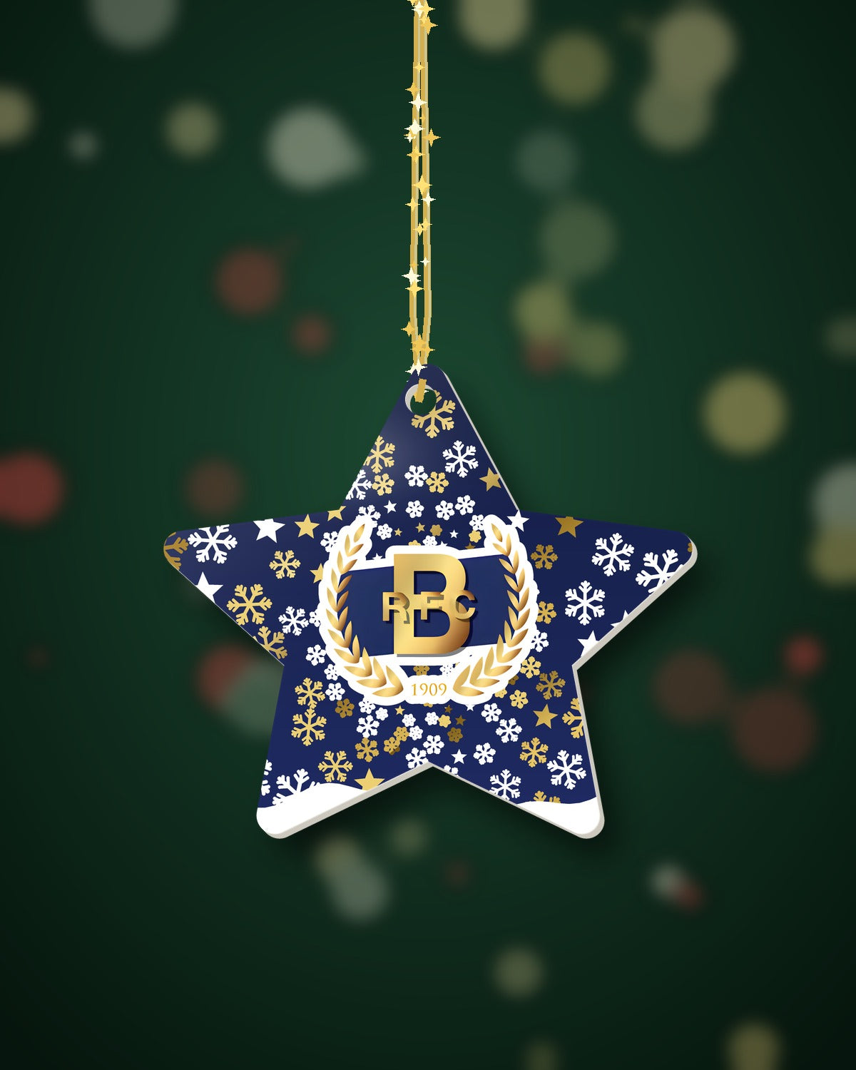 Bournville RFC Christmas Star Snowfall