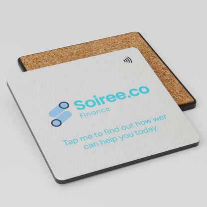 Custom Smart NFC Square Coaster