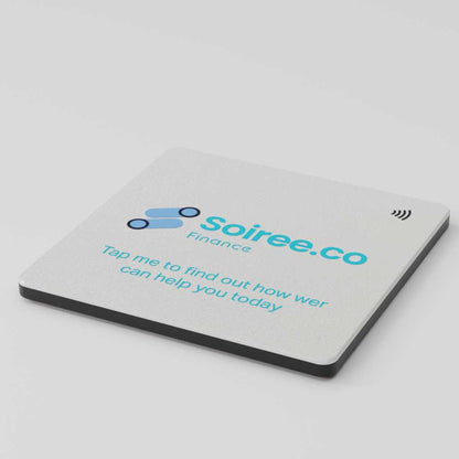 Custom Smart NFC Square Coaster