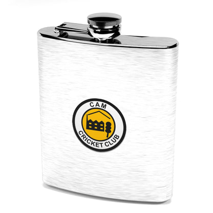 Cam Cricket Club 7oz Hip Flask
