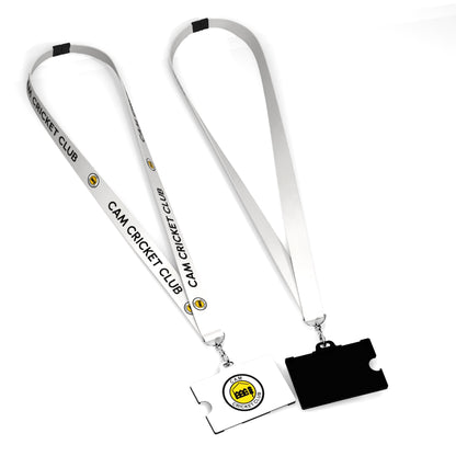 Cam Cricket Club Lanyard and ID Holder