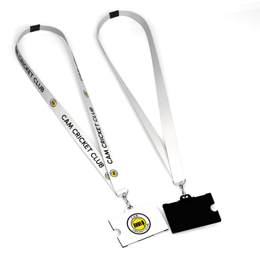 Cam Cricket Club Lanyard and ID Holder
