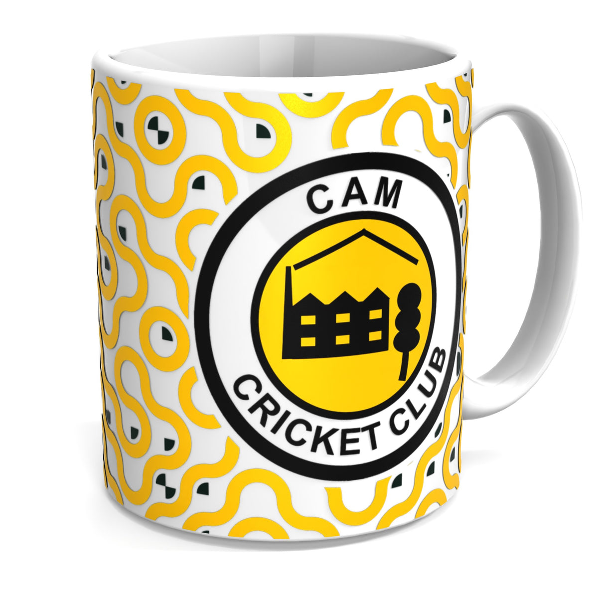 Cam Cricket Club Pattern Mug