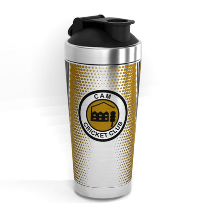 Cam Cricket Club 500ml Protein Shaker - crest front
