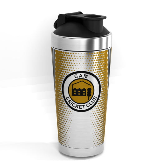 Cam Cricket Club 500ml Protein Shaker - crest front