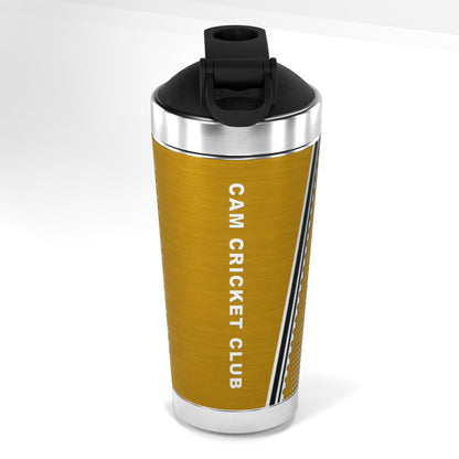 Cam Cricket Club 500ml Protein Shaker - club name back