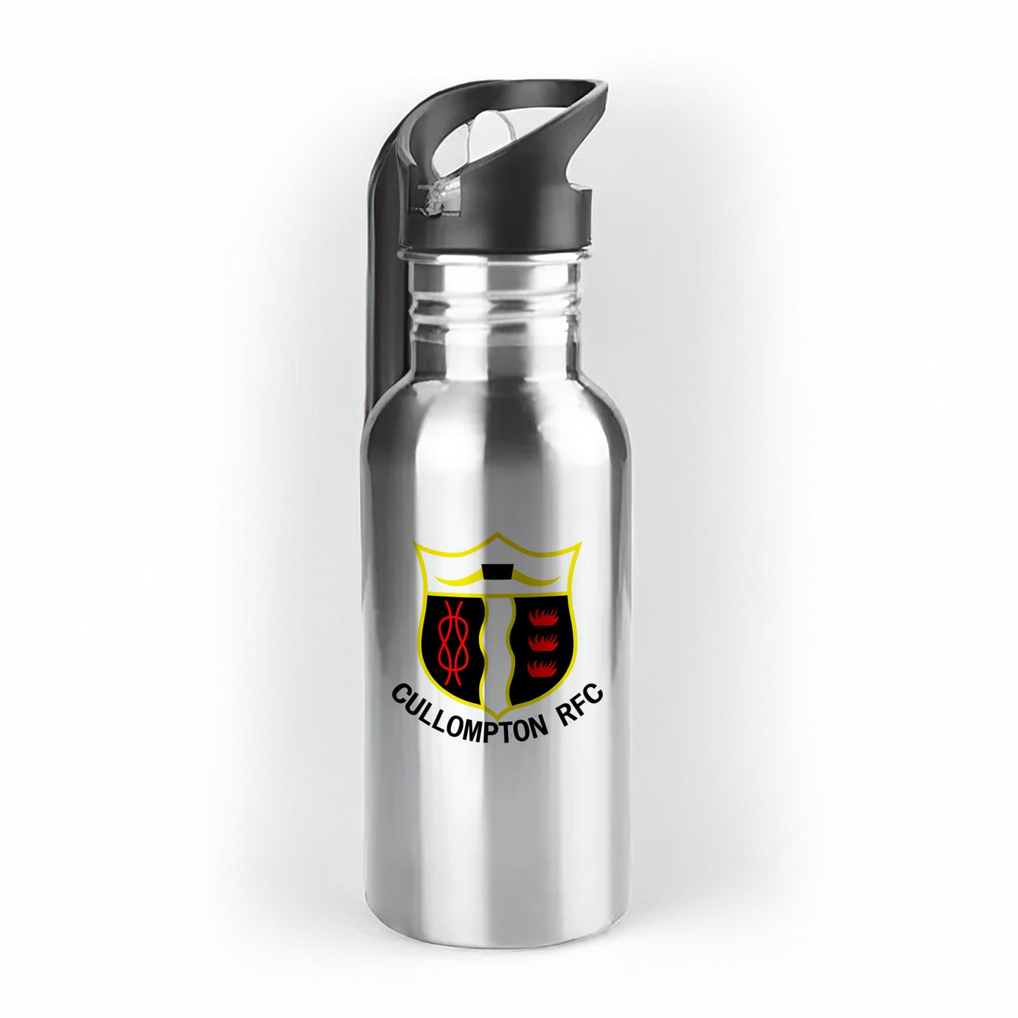 Cullompton RFC 500ml Metal Straw Bottle