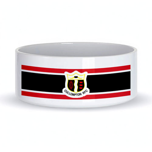 Cullompton RFC Ceramic Dog Bowl