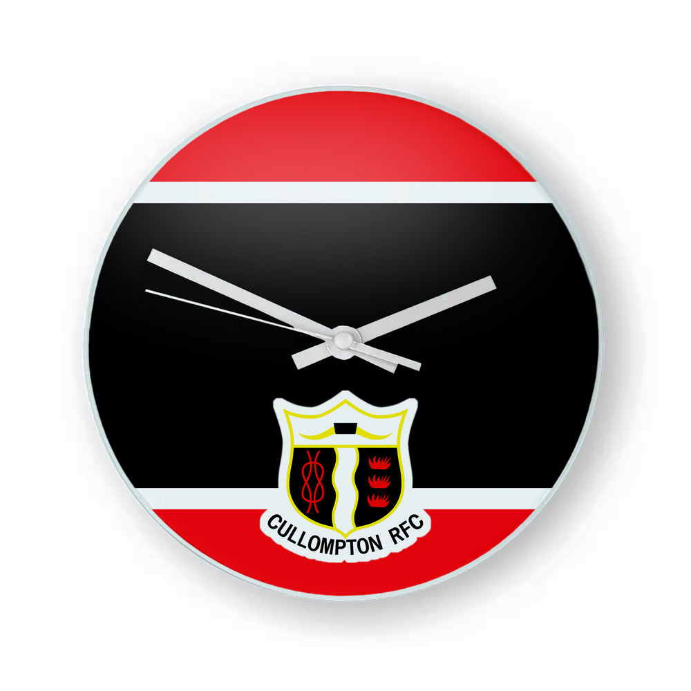 Cullompton RFC Glass Clock