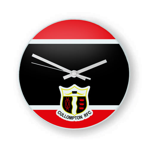 Cullompton RFC Glass Clock